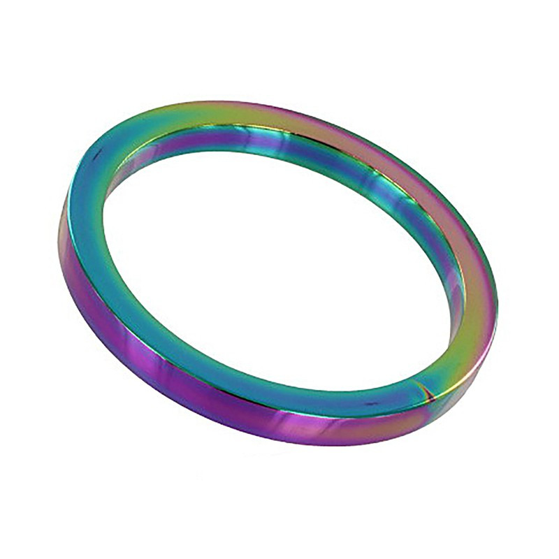 Triune Cockring Rainbow Métal 8mm